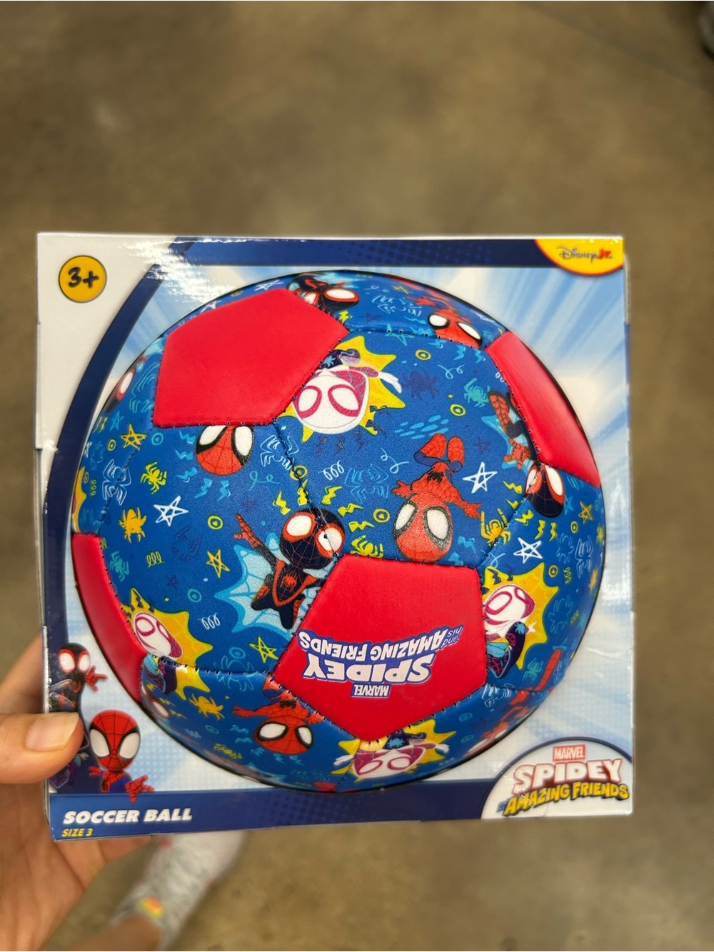 NWT Marvel Spiderman Kids Soccer Ball